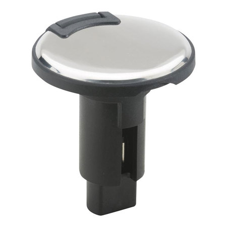 ATTWOOD MARINE LightArmor Plug-In Base - 2 Pin - Stainless Steel - Round 910R2PSB-7